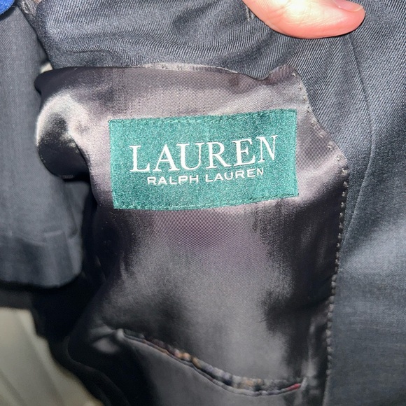Lauren Ralph Lauren 100% Wool Lightweight Gray Suit Set   Mint Condition - Picture 4 of 14